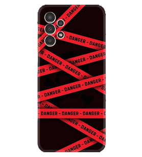 Samsung Galaxy M14 Kılıf Resimli Desenli Baskılı Silikon Danger 1372