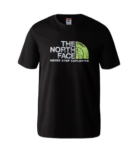 The North Face M S/S RUST 2 TEE Erkek T-Shirt NF0A4M68H211 (Siyah)