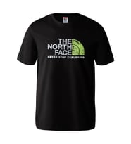 The North Face M S/S RUST 2 TEE Erkek T-Shirt NF0A4M68H211 (Siyah)