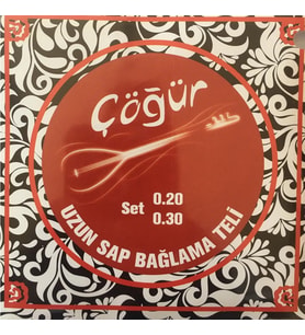 Cogur 004/CST Bağlama Tel Seti - Uzun Sap (Geleneksel - 0.20)  Yüksek Gerilime Dayanıklı Çelik ve Sırma Yapısı, Geleneksel Bağlama Tınısı, Kararlı Akort Karakteri  Uyum: Tüm Standart Uzun Sap Bağlamalar
