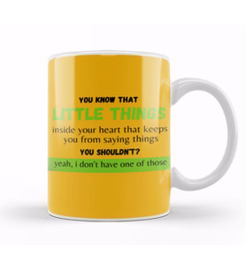 You Know The Little Thing Cool Graphic Sarcastic Sarcasm Novelty Funny Kupa Bardak Porselen