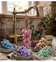 Mis Kokulu Opak Üzüm Salkımı Sabunu Seti 5’li - Ferahlatıcı Yaz Banyo Dekoru