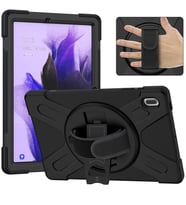 Galaxy Tab S7 FE LTE (T737-T736-T733-T730) Defender Standlı Kılıf (Siyah)