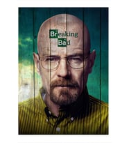 ekart Breaking Bad Walter White Desenli Ahşap Tablo