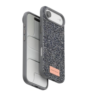 Onegif Apple İphone 17 Air Bright Simli Kapak - Gümüş