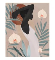 Kadının Esareti 5 Sayılarla Boyama Seti Canvas Kasnaklı 40 x 50 cm
