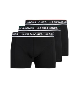 Jack & Jones JACSWAY Solid Erkek Boxer 3'lü Paket Pamuklu Rahat