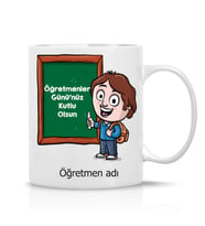 Öğretmenler Gününe Özel Hediye Çay Kahve Kupa Bardak-0015