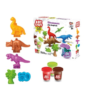 Dinozorlar Oyun Hamur Seti 168 Gr. - Oyun Hamuru Seti - Hamur Setleri - Hamur Kalıpları - Doğal Oyun