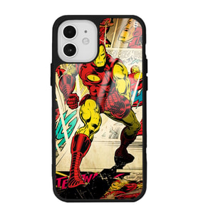 iPhone 12 iron Man Demir Adam Tasarımlı Glossy Telefon Kılıfı