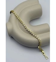 Vip Gold Taşlı Yıldız Bileklik 25 -vipb05