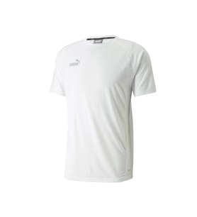 Puma Teamfinal Casuals Tee Erkek Futbol Tişörtü 65738504 Beyaz