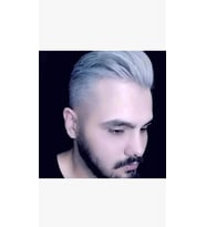 Gray Saç Boyası Seti 2 li  Set Erkek Saç Boyası Mavi Silver Şampuan  Berber Kuaför Boyası Claris  Salon