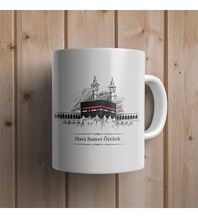 Kişiye Özel Kişiye Özel Kabe Tasarımlı Kupa Bardak
