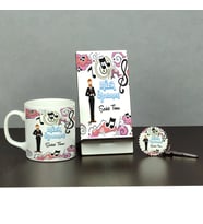 Müzik Öğretmeni Üçlü Set (Kupa + Telefon Standı + Anahtarlık) 006