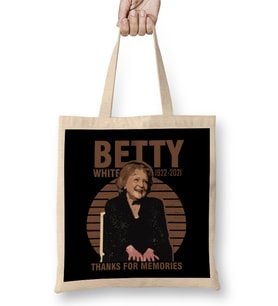Betty White Thanks For Memories Bez Çanta Uzun Saplı