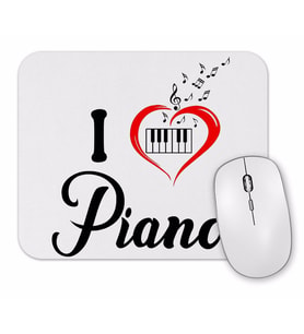 Piyano  Müzik  Notaları Mouse Pad
