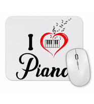 Piyano  Müzik  Notaları Mouse Pad