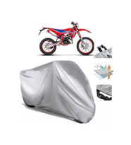 Beta Rr 50 Enduro Racing  Arka Çanta (bağlantı Tokalı) Uyumlu SolarBlock  Motosiklet Brandası Örtüsü (Siyah)