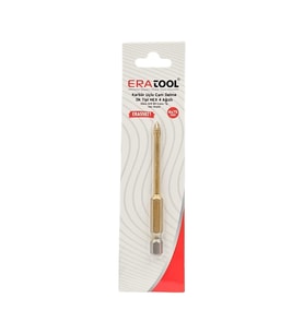 Fixonic Eratool ERA55821 4x75mm Ok Tipi 4 Ağızlı Hex Giriş Elmas Karbür Uçlu Mermer ve Seramik Delme Ucu (Sarı)