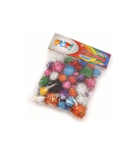 Puti Pom Pom 30 Mm Metalik