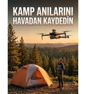 Gps Destekli Katlanabilir Çift Kameralı Drone Ekranlı Kumandalı