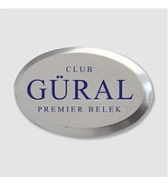 Gümüş Renk Oval Yaka İsimliği