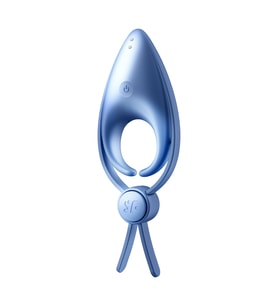 2 Farklı Titreşim Modlu Ayarlanabilir Penis Halkası Satisfyer Sniper Blue