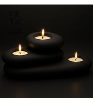 Modern Zen Mumluk 3'lü Set (Siyah)