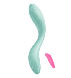 Rrrolling Pleasure Hareketli Boncuklu Kavisli Özel Tasarım Titreşimli Vibratör+Vibratör