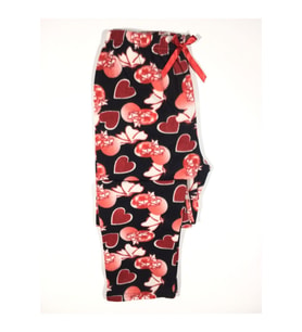 Cepsiz Kışlık Polar Kadın Pijama Altı Tek Alt je19 (Siyah)