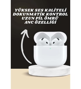7 Kordonlu Akıllı Saat Yeni Nesil Kulaklık Dokunmatik Ekran Android İos Uyumlu