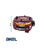 AF140 25 Lt Orta Boy Yuvarlak Davul Fırın, 46 cm, Termostatlı, Üst & Ön Gözetleme Camlı, Döner Fırın, 1 Tepsi