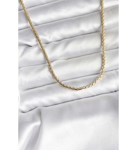 14K Gold Renk Kaplama Zincir Model CM Kadın Kolye 5886 - HPSBYI6316-7253