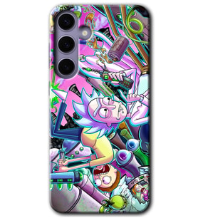 Galaxy S24 Kılıf HD Desen Baskılı Kılıf - Graffiti Çizgi Film
