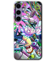 Galaxy S24 Kılıf HD Desen Baskılı Kılıf - Graffiti Çizgi Film