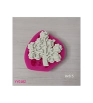 YY0182 Yonca Yapraklı Ağaç Silikon Kalıp