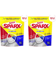 Asperox Sparx Diamond Bulaşık Makinesi Kapsülü 2x72 li 144 Kapsül