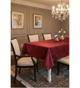 Kristal Monoray Kumaş Bordo Masa Örtüsü Dikdörtgen 140x200 Cm 1035 (Standart)