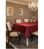 Kristal Monoray Kumaş Bordo Masa Örtüsü Dikdörtgen 140x200 Cm 1035 (Standart)