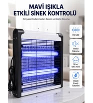 Enerji Tasarruflu Elektrikli Sinek Öldürücü Güvenli ve Etkili Koruma