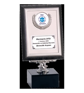 ODAK KUPA - Ahşap Plaketler - PL-090 B - 15x20 cm