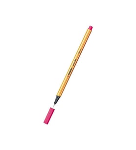 Stabilo Keçe Uçlu İnce Kalem 88 Point 0.4 MM Fosforlu Pembe 88/056 (10 Lu Paket) (Karışık)