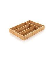 Bambu Çatal Kaşıklık, Bölmeli Çekmece İçi Düzenleyici, 33x25 cm
