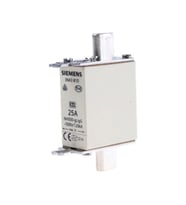 SIEMENS 3NA3810 Sigorta Buşonu NH Bıçaklı 25A Boy 000 (Beyaz)