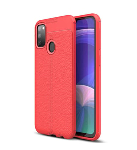 Galaxy M30S Kılıf Auto Fus Kapak - Kırmızı
