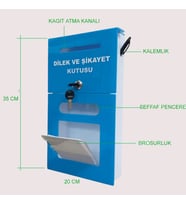 mavi şikayet kutusu