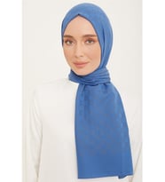 Trend P.monogram Şal2 3218 İndigo Mavi