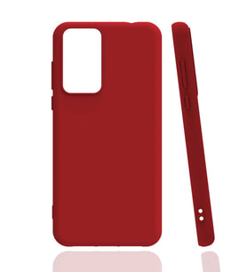 Xiaomi Mi 12T Pro Kılıf Zore Biye Silikon Kılıf (Kırmızı)