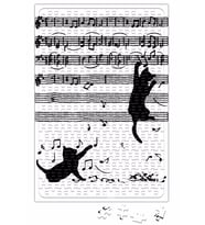 Yaramaz Komik Müzik Notalı Kedi Cat Puzzle 240 Parça Yapboz